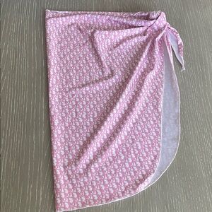 Girls Pink Patterned girls Swim Sarong